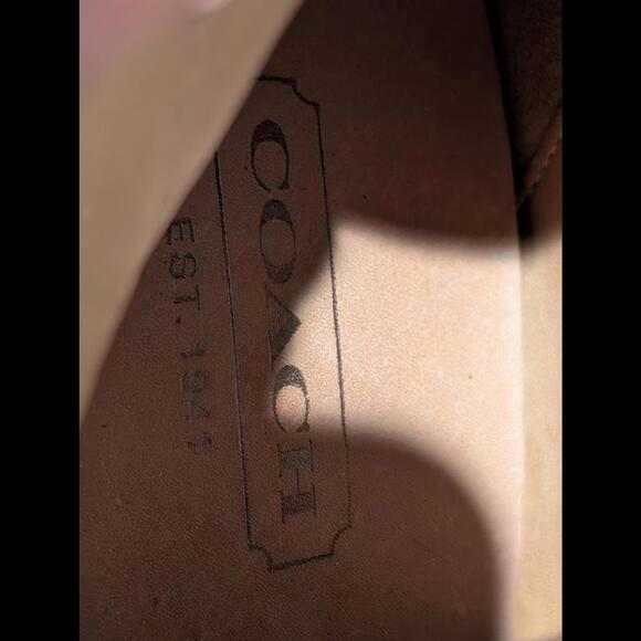 COACH JESSICA FUR/SUEDE TALL BOOTS - Picture 7 of 7